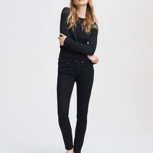 Kate Rag & Bone Cate Skinny Mid Rise Jeans - Picture 2 of 5